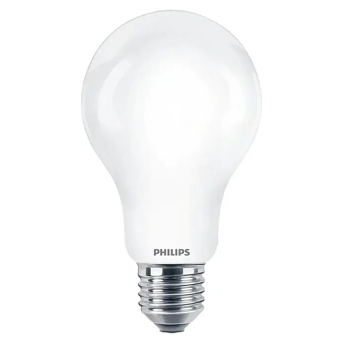 Philips Bombilla LED Classic CW - E27, No regulable, Blanco frío, 2.452 lm, 150 W, Mate - Bombilla LED Philips para iluminación doméstica eficiente. Larga duración y luz agradable para cada habitación.