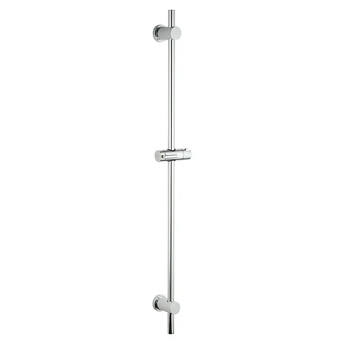 Camargue Brausestange Boha - Höhe: 105 cm, Chrom - Duschstange aus Chrom. Die Stange hat eine Halterung für den Duschkopf und Befestigungen für die Wand.