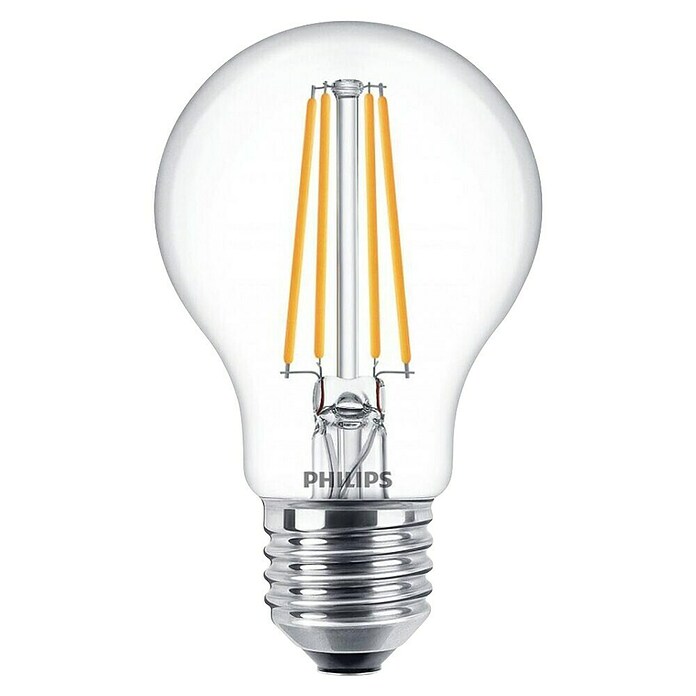 Philips Bombilla LED Classic CW (E27, No regulable, Blanco frío, 850 lm, 60 W) | BAUHAUS