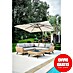 Conjunto de muebles Royal sofá esquinero + mesa 