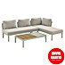 Sunfun Solo Conjunto de muebles chaise lounge + sofá + mesa 