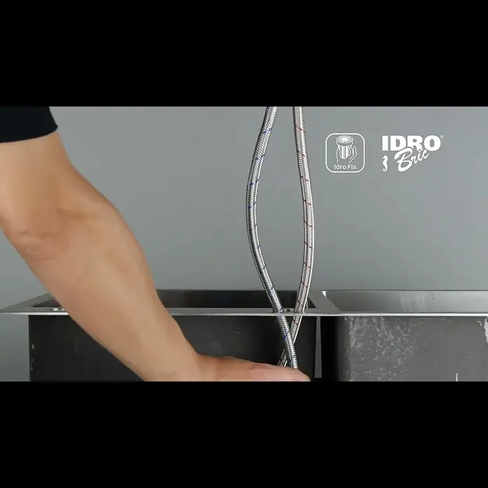 Grifo de cocina Tokyo - Negro - idro fix idro bric