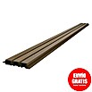 Dioco Revestimiento decorativo alistonado (L x An: 220 x 17 cm, Teka) | BAUHAUS