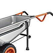Worx Carretilla de obra Aerocart multifunción 8 en 1 (75 l, Acero, Capacidad de carga: 136 kg) | BAUHAUS