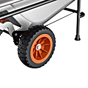 Worx Carretilla de obra Aerocart multifunción 8 en 1 (75 l, Acero, Capacidad de carga: 136 kg) | BAUHAUS
