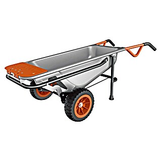 Worx Schubkarre Aerocart Multifunktion 8-in-1 (75 l, Stahl, Traglast: 136 kg)