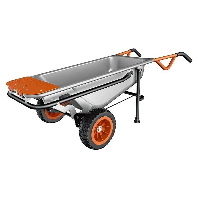 Worx Schubkarre Aerocart Multifunktion 8-in-175 l, Stahl, Traglast: 136 kg