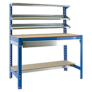 Simonrack Simonwork Banco de trabajo BT1 Box (Ancho: 151 cm, Azul)