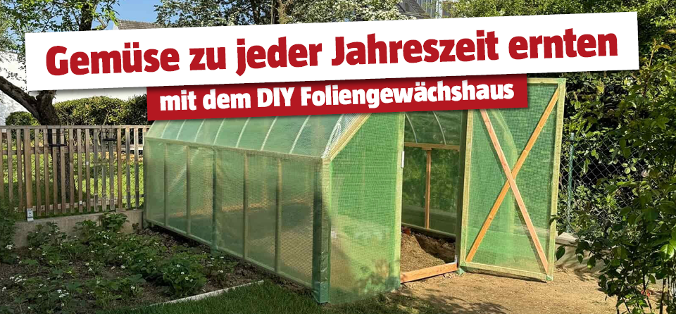 DIY Foliengewächshaus