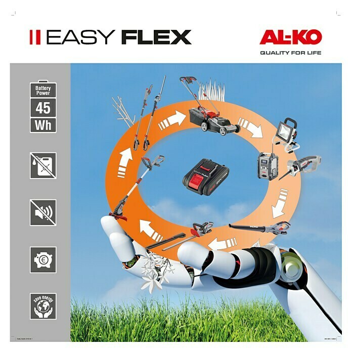 AL-KO Easy Flex Akku B 50 Li20 V, 2,5 Ah, Li-Ionen Unknown