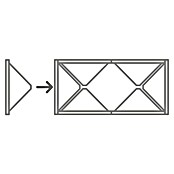 Diephaus Hochbeet (210 x 100 x 80 cm, Beton, Grau) | BAUHAUS