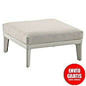 Sunfun Solo Mesa de centro (L x An x Al: 72 x 72 x 26 cm, Aluminio, Gris claro) | BAUHAUS