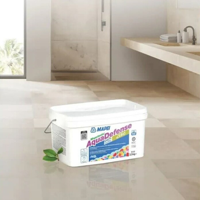Mapei Vodoodbojni omet Mapelastic Aquadefense Zero  (7,5 kg, Poraba: 1,3 kg/m² na mm debeline sloja) | Tesnilne mase | Gradbena kemija | Gradbeni material | Izdelki | BAUHAUS