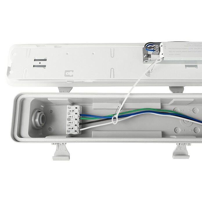 Eglo Svetilka za vlažne prostore Prime  (24 W, Do x Š x V: 119 x 8,5 x 8 cm, Siva, Nevtralno bela) | 3016 - Deckenleuchte | CACB - Deckenleuchten | CAC - Indoorleuchten | CA - Beleuchtung | C - Elektro | BAUHAUS