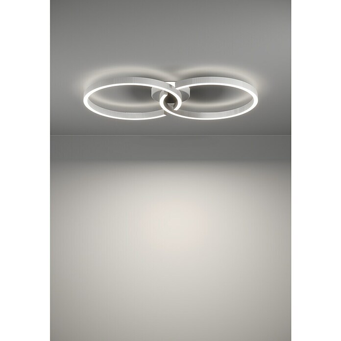 Eglo LED-Deckenleuchte Amandolo (19,5 W, L x B x H: 67 x 38 x 6,5 cm, Weiß, RGB) | BAUHAUS