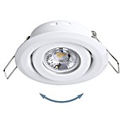 Eglo Set okroglih LED vgradnih svetilk Saliceto Mini-Puck 2  (4,2 W, Ø x V: 7,7 x 2,3 cm, Bela, Toplo bela) | Vgradni žarometi | Reflektorji in žarometi | Svetila | Elektro in svetila | Izdelki | BAUHAUS