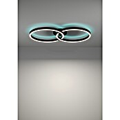 Eglo LED-Deckenleuchte Amandolo (19,5 W, L x B x H: 67 x 38 x 6,5 cm, Schwarz, RGB) | BAUHAUS