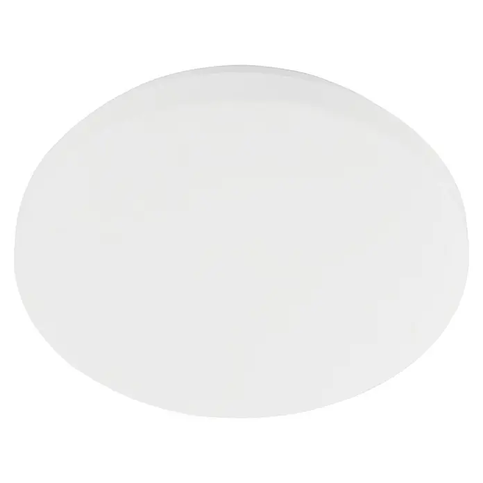 Eglo LED-Deckenleuchte Approdo - 12 W, Weiß, Warmweiß, Durchmesser: 26 cm - Weißer ovaler Teller.