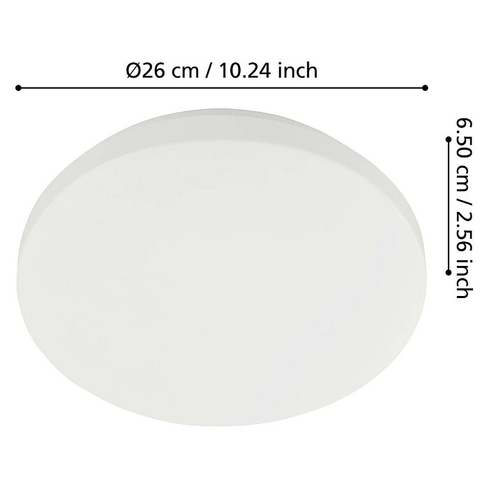 Eglo LED stropna svjetiljka Approdo  (12 W, Topla bijela, Promjer: 26 cm) | BAUHAUS