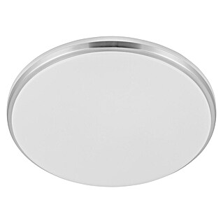 Eglo LED-Deckenleuchte Margidore (18 W, Weiß, Silber, Warmweiß)