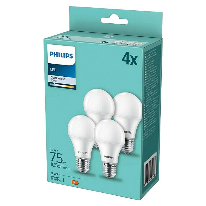 Philips Bombilla LED (E27, No regulable, Blanco frío, 1.055 lm, 75 W) | BAUHAUS