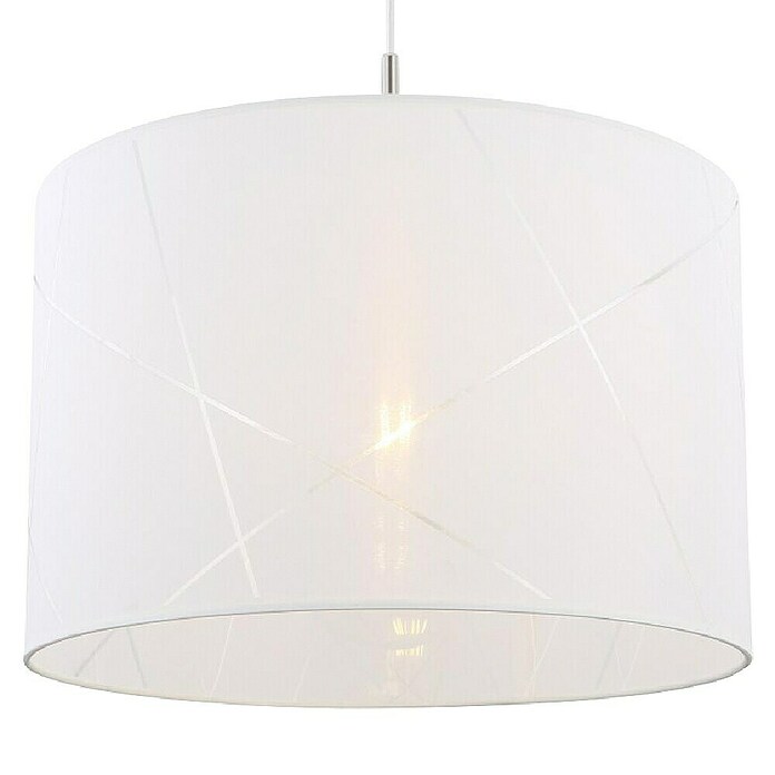 Globo Miquel Lámpara colgante redonda (60 W, Ø x Al: 45 x 140 cm, Blanco, E27) | BAUHAUS