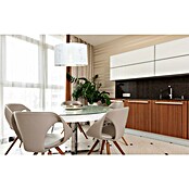 Globo Lámpara colgante redonda rayas (40 W, Ø x Al: 38 x 120 cm, Blanco, E27) | BAUHAUS