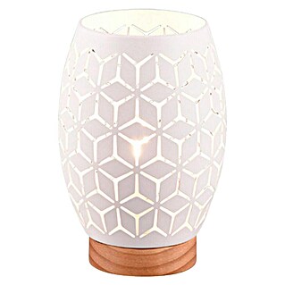 Reality Leuchten Bidar Lámpara de sobremesa (28 W, Ø x Al: 15 x 21,5 cm, Blanco, E27)
