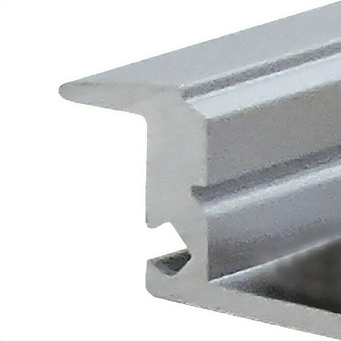 Alverlamp Perfil aluminio empotrado con difusor (L x An x Al: 2 m x 2,2 cm x 0,6 cm, Aluminio)