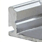 Alverlamp Perfil aluminio de superficie (L x An x Al: 2 m x 1,5 cm x 0,6 cm, Aluminio)