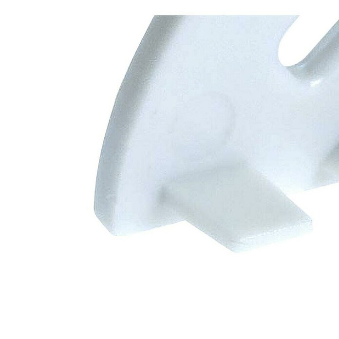 Alverlamp Tapa final de perfil esquinero (PVC, Blanco)