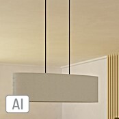 Eglo Viseća LED svjetiljka Febres  (60 W, D x Š x V: 78 x 22 x 110 cm, Bijela, Crna) | BAUHAUS
