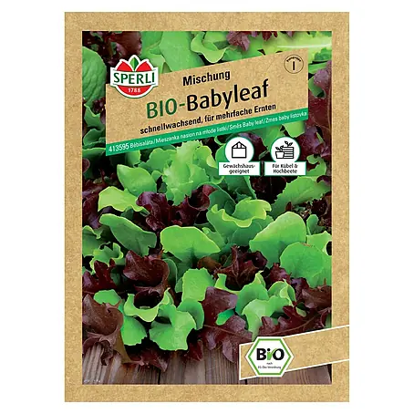 Sperli  Salatsamen BIO Babyleafsalat