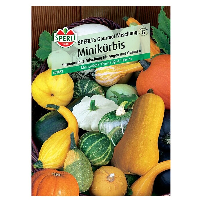 Sperli Gemüsesamen Minikürbis (Cucurbita pepo, Saatzeit: April, Erntezeit: September) | BAUHAUS