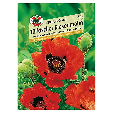 Sperli  Blumensamen Türkischer Riesenmohn