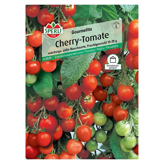 Sperli Gemüsesamen Cherry-Tomaten (Solanum lycopersicum, Saatzeit: Februar, Erntezeit: Juli) | BAUHAUS