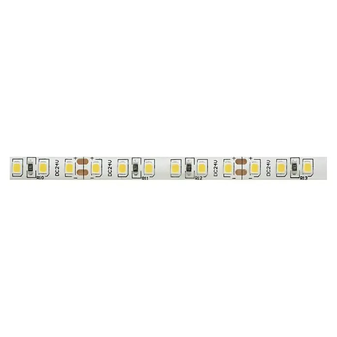 Alverlamp Tira LED IP65 - Largo: 5 m, Color de luz: Blanco frío, 14,4 W - Tira LED con LEDs SMD, resistencias y marcajes DC24V para proyectos electrónicos. Ideal para iluminación y electrónica DIY.