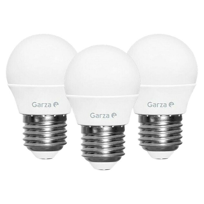 Garza Set de bombillas LED (E27, Blanco cálido, 810 lm, 8 W, 3 ud.) | BAUHAUS
