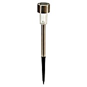 Estaca solar (1 ud., LED, Plateado, Altura: 31 cm)