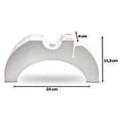 HJM Soporte de sujeción para emisores serie Óptima (Plástico) | BAUHAUS