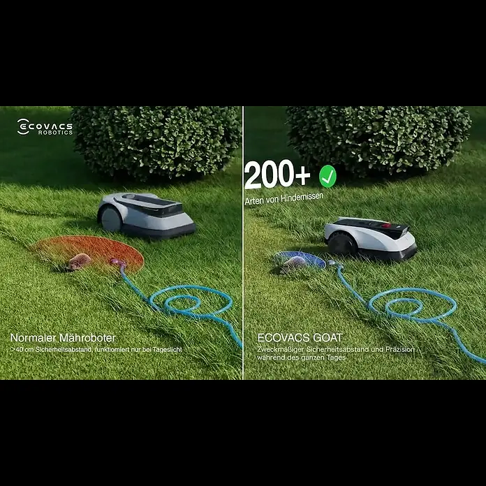 Ecovacs Goat Mähroboter O800 RTK - 800 m², Schnittbreite: 22 cm, Satellitengestützte Navigation, RTK - Ecovacs Mhroboter O800 RTK