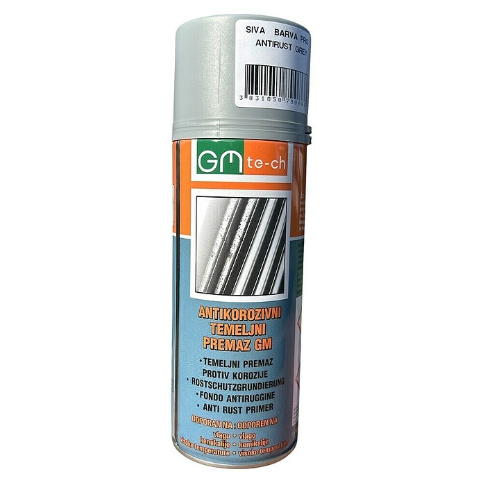 Sprej protiv hrđe GM Tech  (400 ml, Siva) | BAUHAUS