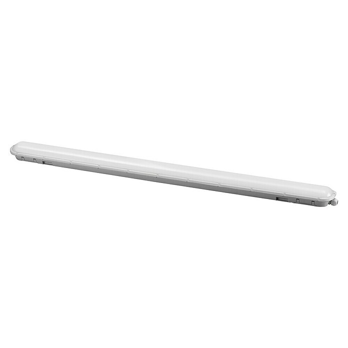 Voltolux LED-Feuchtraumlichtleiste mit Mikrowellensensor (L x B x H: 120 x 9,2 x 6 cm, Lichtfarbe: Neutralweiß, 48 W, IP65) | BAUHAUS