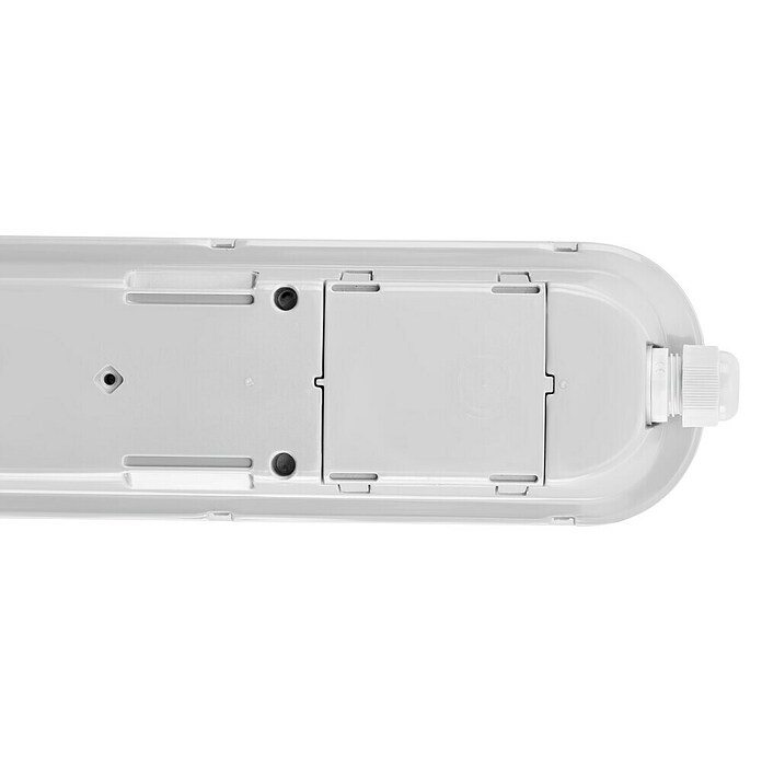 Voltolux LED-Feuchtraumlichtleiste mit Mikrowellensensor (L x B x H: 120 x 9,2 x 6 cm, Lichtfarbe: Neutralweiß, 48 W, IP65) | BAUHAUS
