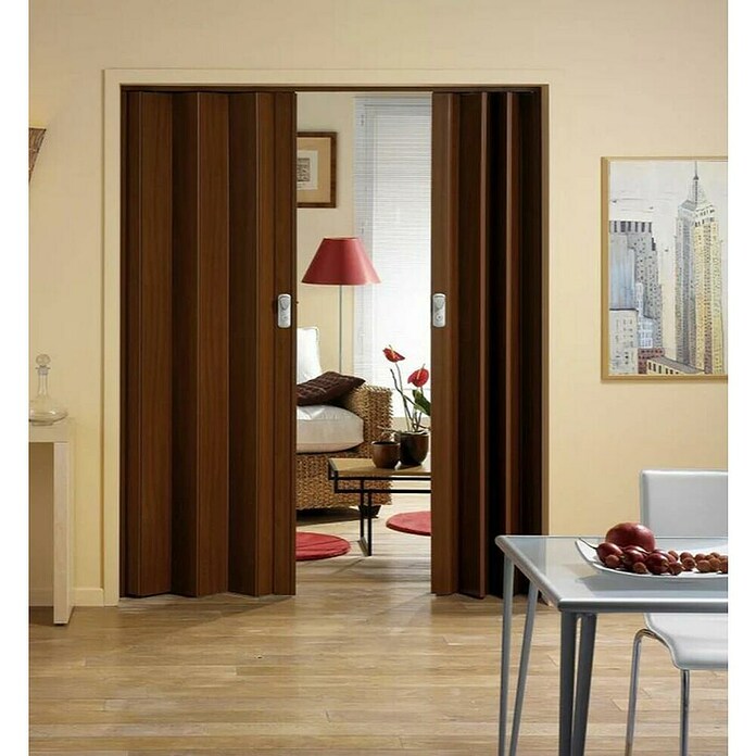 Grosfillex Lámina adicional para puerta plegable Spacy (Palisandro)