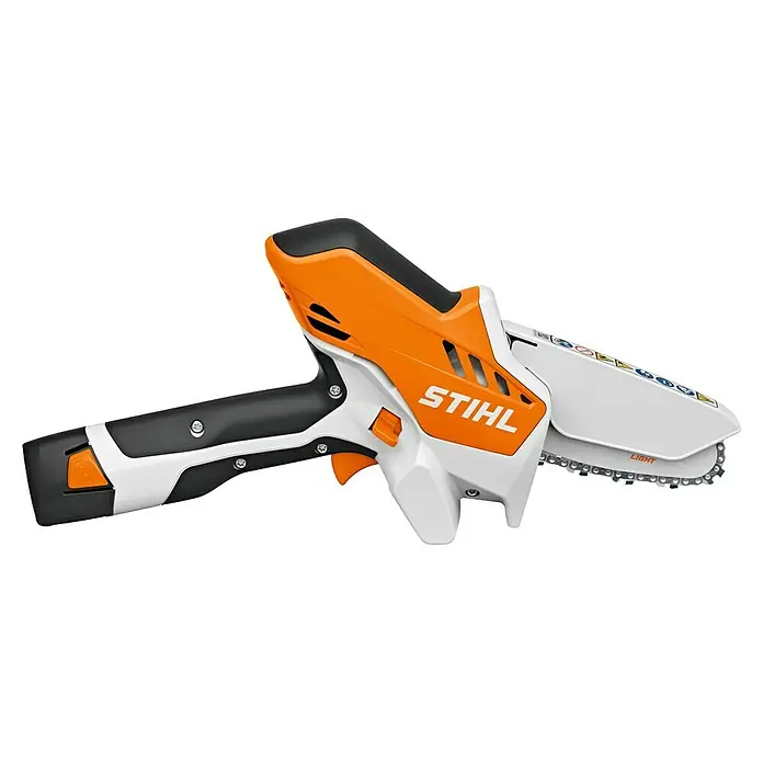 Stihl AS Akku-Astsäge GTA 26 - 10,8 V, Li-Ionen, 1 Akku - Akku-Kettensäge STIHL GTA 26, ein vielseitiges Werkzeug für den Garten. Ideal für Baumschnitt und Holzbearbeitung, bietet sie präzise Schnitte und einfache Handhabung.