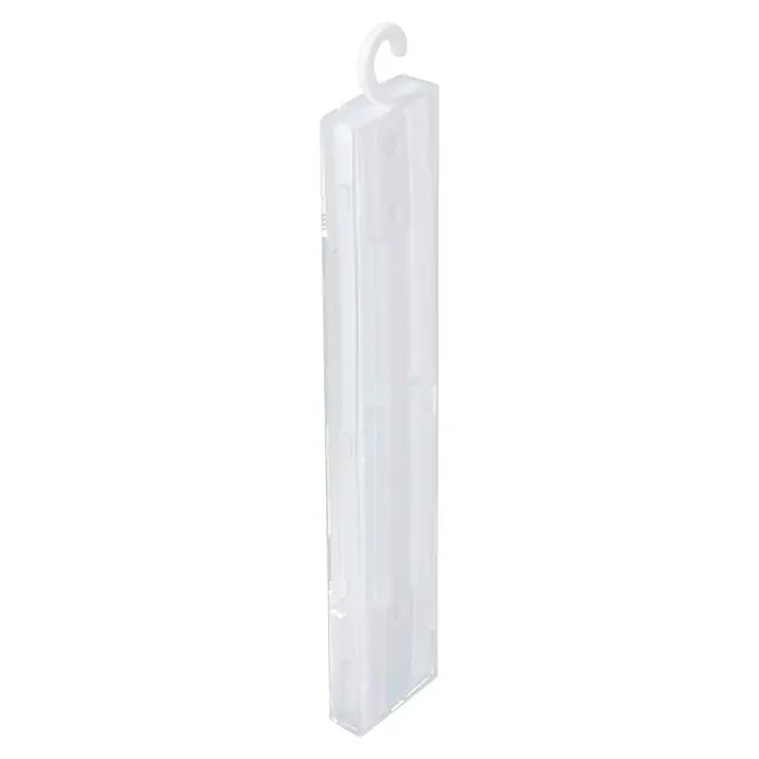 Xavax Thermometer - Passend für: Kühlschrank, Höhe: 23 cm - Klares, rechteckiges Kunststoffgehäuse mit weißem Aufhängehaken.