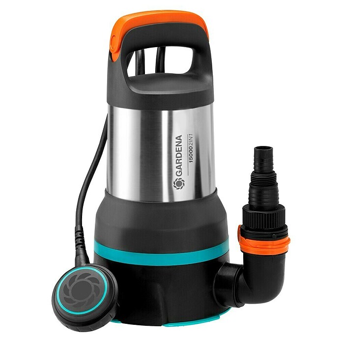 Gardena Črpalka odpadne vode  (550 W, Maksimalna količina pretoka: 15.000 l/h, Potopna globina: 7 m) | 7376 - Schmutzwasserpumpe Marke | IAFA - Pumpen zur Be- und Entwässerung | IAF - Wassertechnik | IA - Gartenhartware | I - Stadtgarten | BAUHAUS