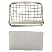 Sunfun Solo Rope Módulo de conjunto de respaldo con cojín (Aluminio, Gris claro) | BAUHAUS