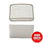 Sunfun Solo Rope Módulo de conjunto de respaldo con cojín (Aluminio, Gris claro) | BAUHAUS